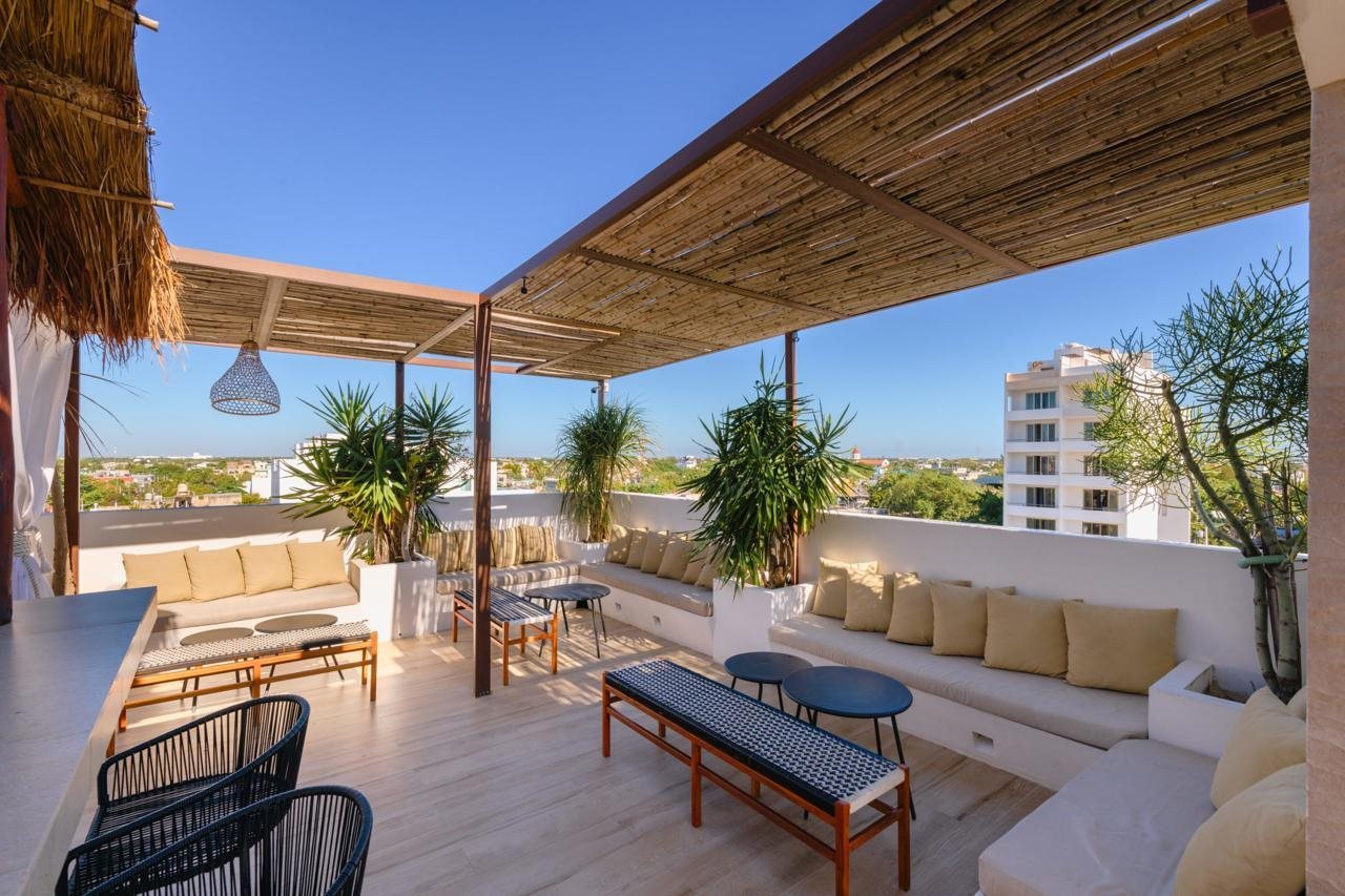 Terrasse Hotel Playa del Carmen