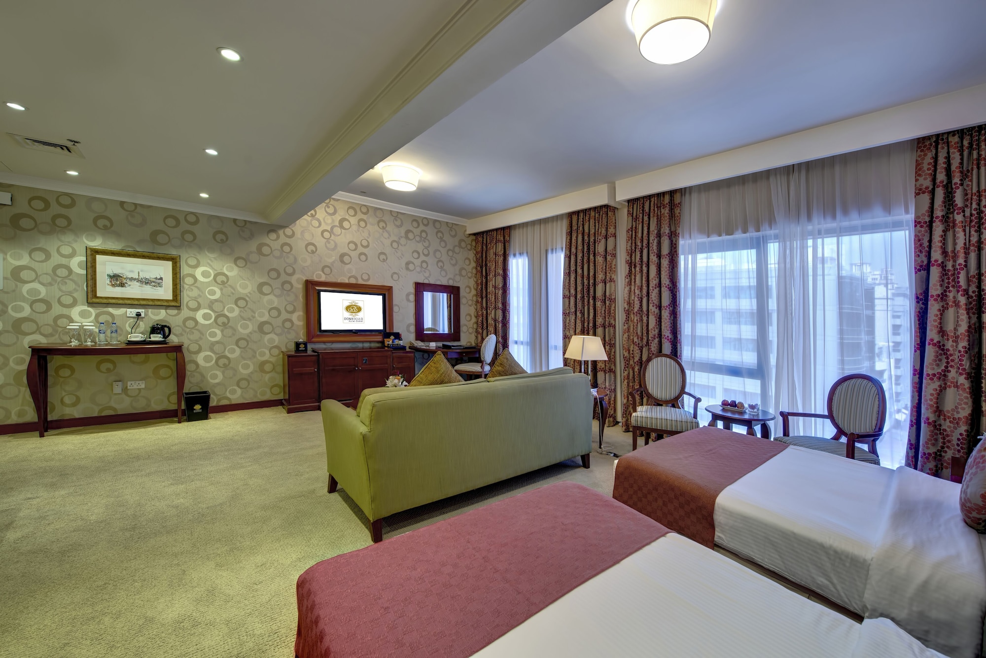 Hotel Donatello Hotel Al Barsha Dubai, Vereinigte Arabische Emirate, Dubai. Großes 1