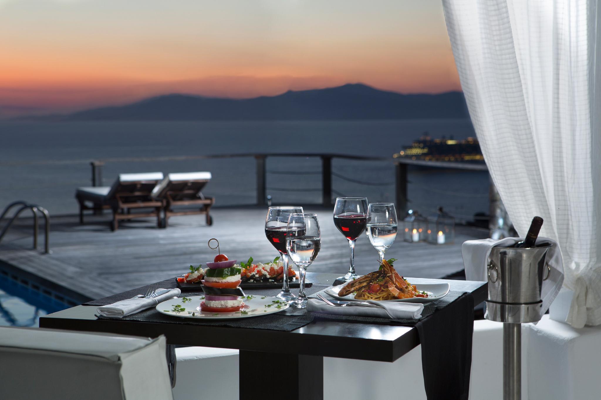 Hotel Tharroe of Mykonos, Griechenland, Mykonos-Stadt. Großes 833