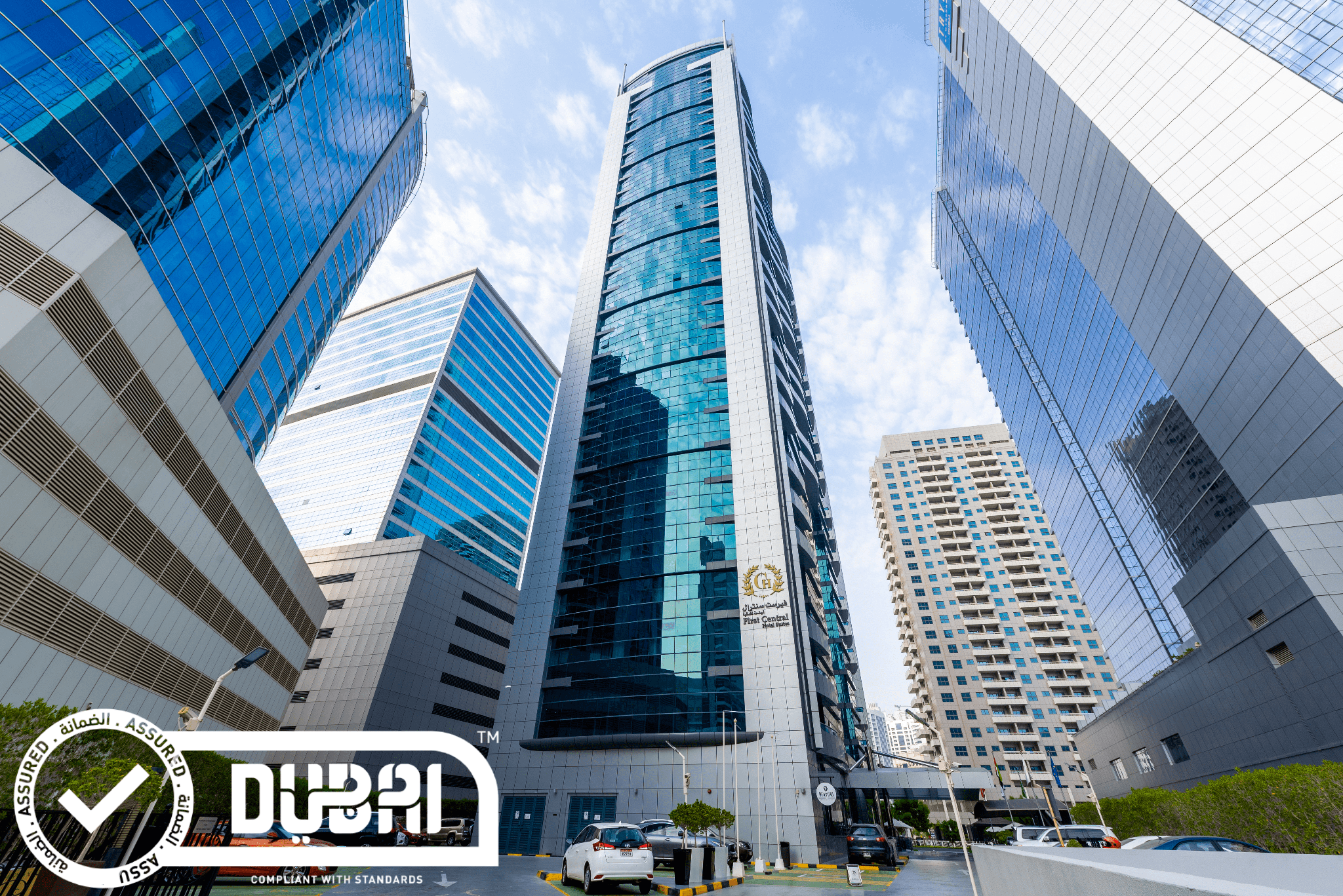 Hotel First Central Hotel Suites Dubai, Vereinigte Arabische Emirate, Dubai. Großes 424