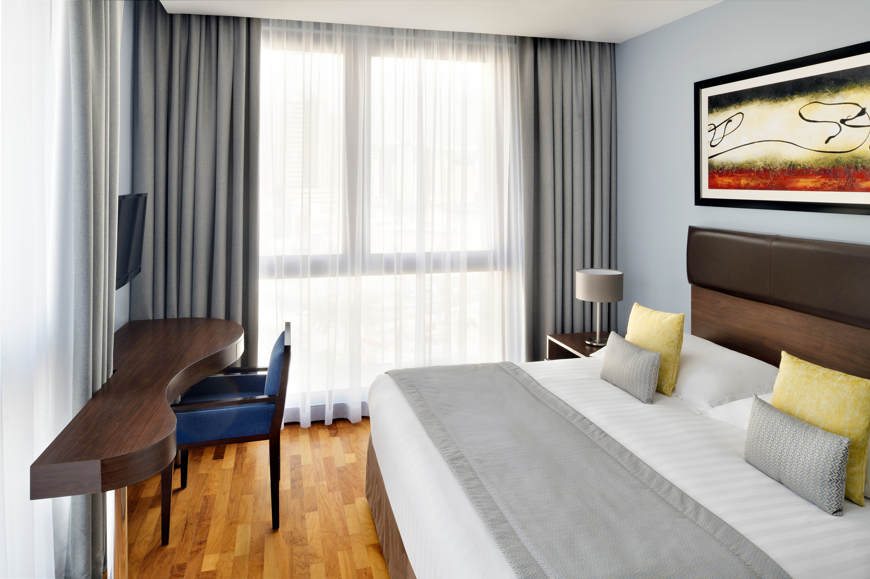 Hotel Movenpick Hotel Apartments Al Mamzar, Vereinigte Arabische Emirate, Dubai. Großes 664