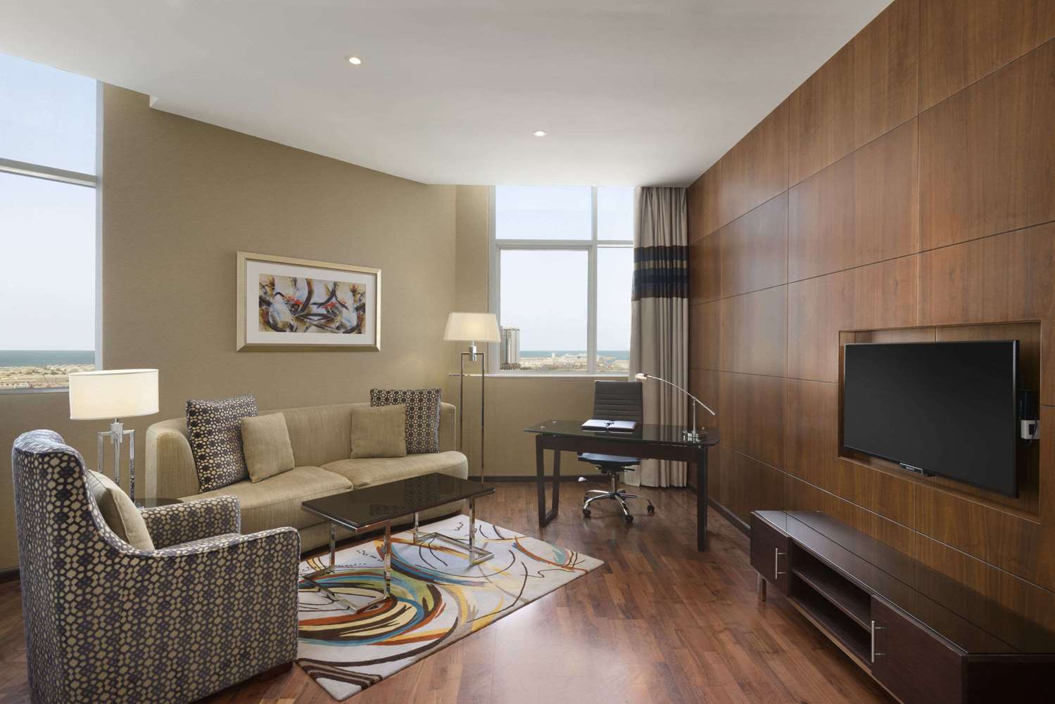 Hotel Ramada by Wyndham Abu Dhabi Corniche, Vereinigte Arabische Emirate, Abu Dhabi. Großes 160