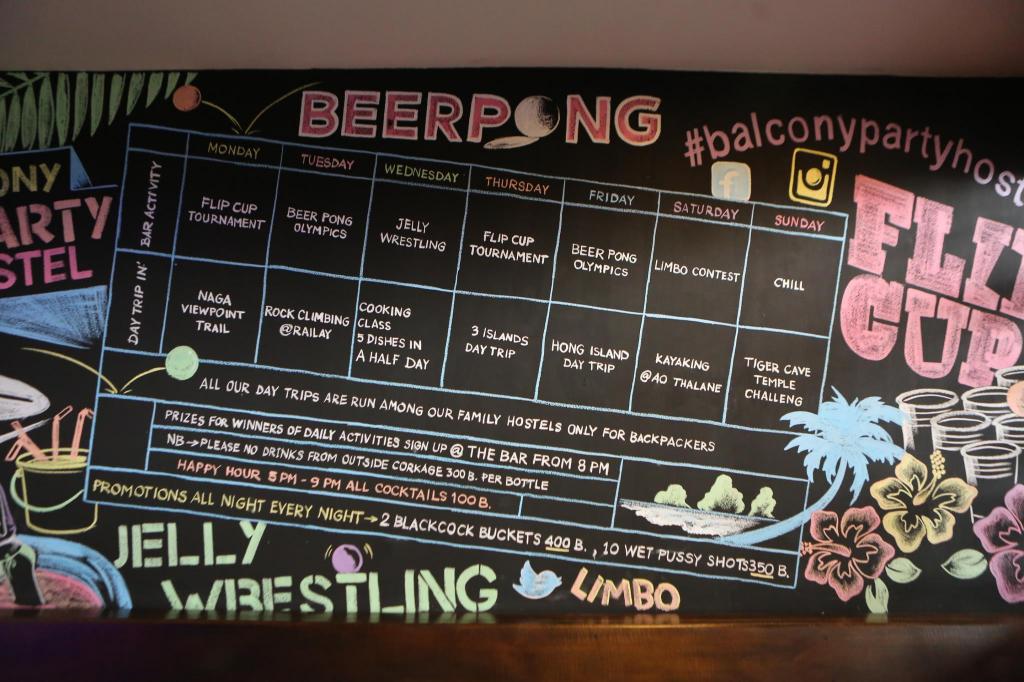 Balcony Party Hostel - Adult 18+