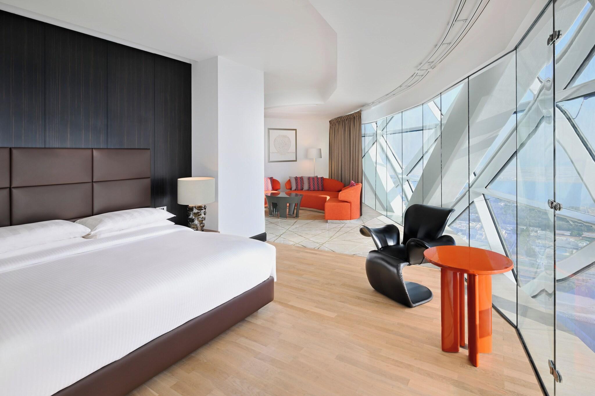 Hotel Andaz Capital Gate Abu Dhabi, By Hyatt, Vereinigte Arabische Emirate, Abu Dhabi. Großes 674