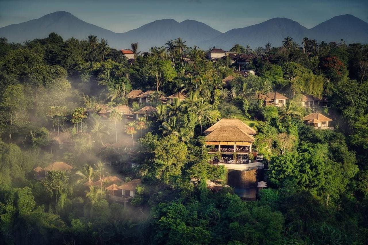 Hotel Hanging Gardens of Bali, Indonesien, Payangan. Großes 1