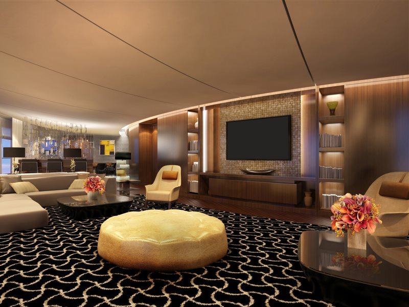 Hotel Grand Hyatt Abu Dhabi Hotel and Residences Emirate, Vereinigte Arabische Emirate, Abu Dhabi. Großes 1