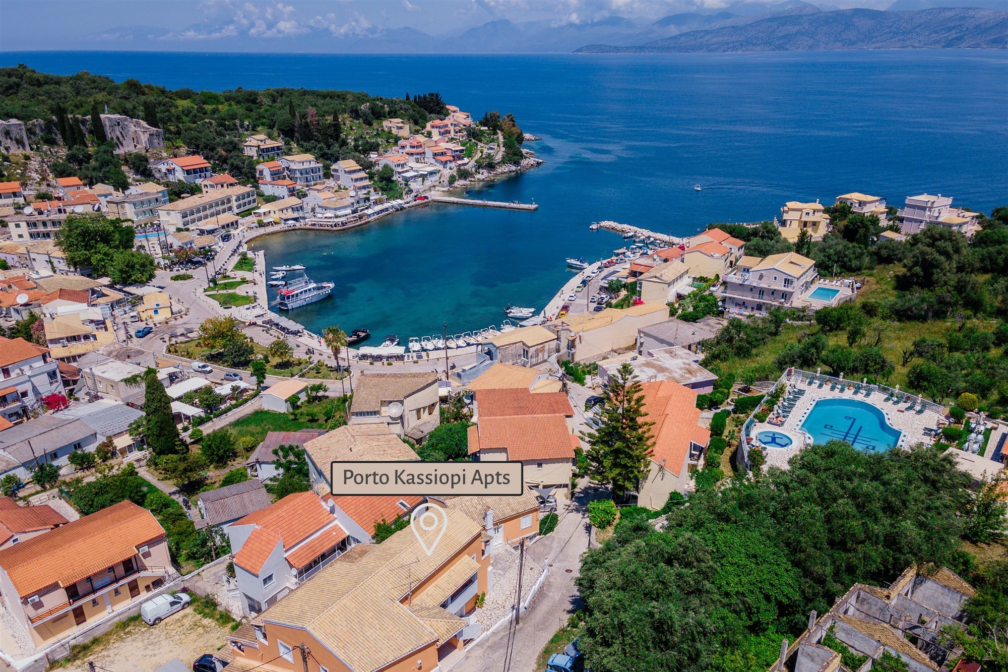 Hotel Porto Kassiopi Apartments, Griechenland, Kassiopi. Großes 2